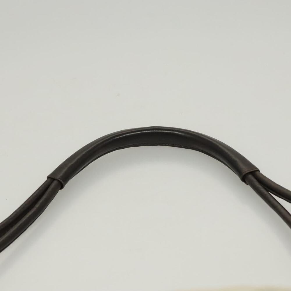 GUCCI Shoulder Bag Canvas Gray Silver - Picture 8 of 13